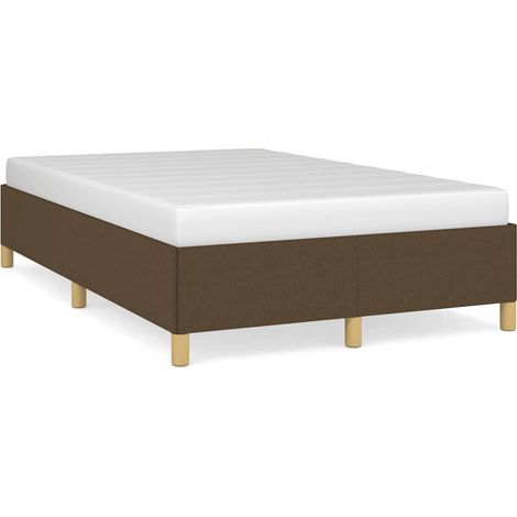 Maison Exclusive - Giroletto senza Materasso Marrone Scuro 80x200 cm in Tessuto (1/5)