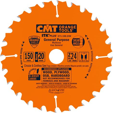 271.150.24H HOJA CIRCULAR ITK MÁS HW 150X1,5X20(+16) Z=24