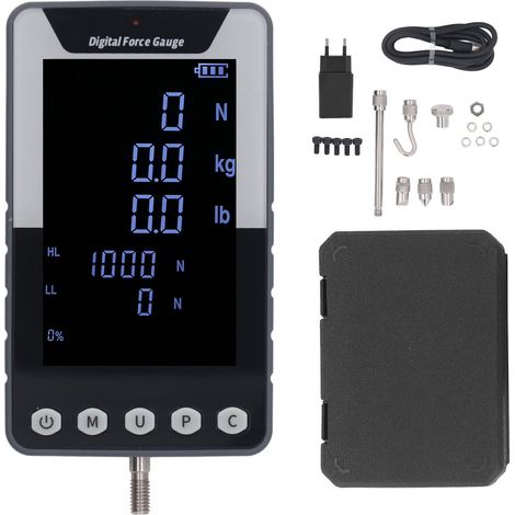 Jauge de Force numérique 50N, compteur de traction, 3 Modes de mesure, testeur électronique, affichage N Kg Lb, prise ue (1/5)