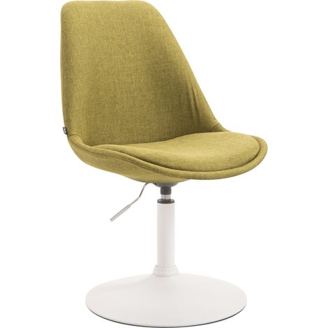 Silla De Comedor Maverick En Tela Verde Blanco