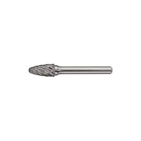 Fresa rotativa RBF Special Steel D.6mm Cabeza-L.18mm Vástago-D.6mm HM Dentado Cruzado TECWERK (1/2)