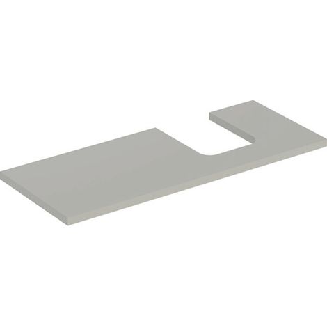 Plaque de lavabo Geberit ONE, découpe à droite, pour lavabo à (1/2)