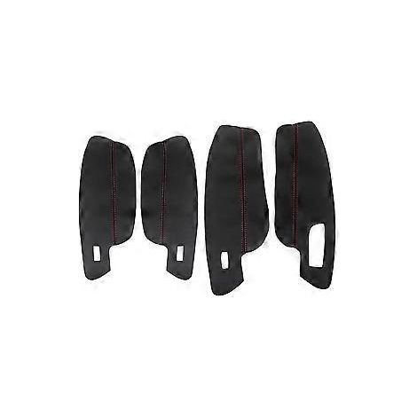 4-teiliges Set Türgriff-Armlehnen-Abdeckungen aus Mikrofaser-PU-Leder für Golf 7 (2014-2014)