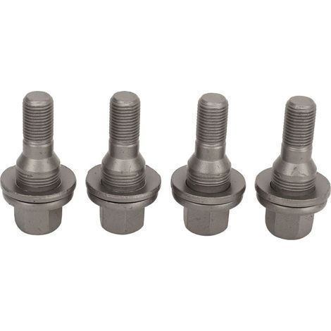 Boulons de roue hexagonaux de 17mm, 4 pièces, écrous de pneu 003549817, goujons de remplacement pour Peugeot 206 207 208 308 407 1007 (1/5)