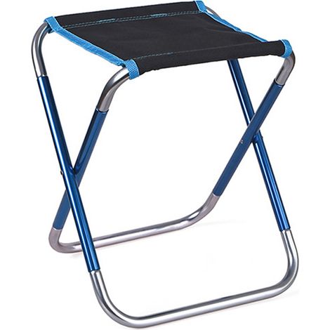 Taburete plegable grande para exteriores LIFCAUSAL para senderismo, pesca, camping y barbacoas - Asiento de viaje compacto (1/5)