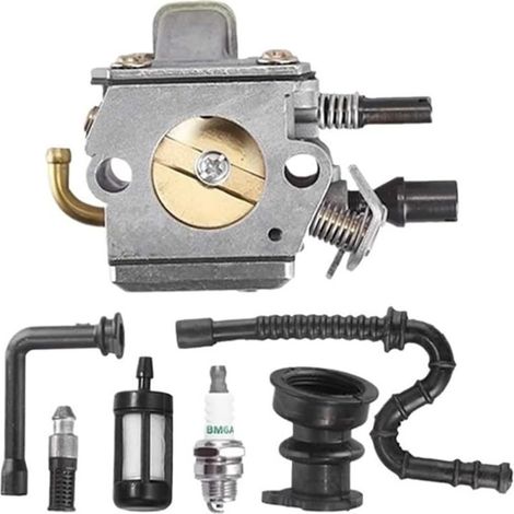 Kit carburateur, filtre air, durites, filtre essence compatible Stihl MS340 MS350 MS360