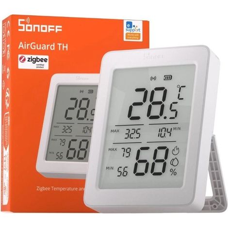 Sonoff AirGuard TH SNZB-02DR2 Sensore di Temperatura e Umidità Smart Zigbee con Display (1/5)
