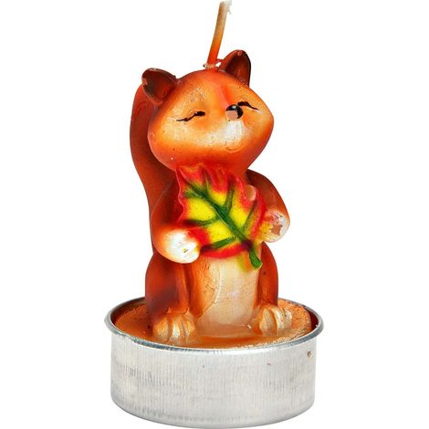 Bougies chauffe-plat Renard en cire Set de 6 (1/5)