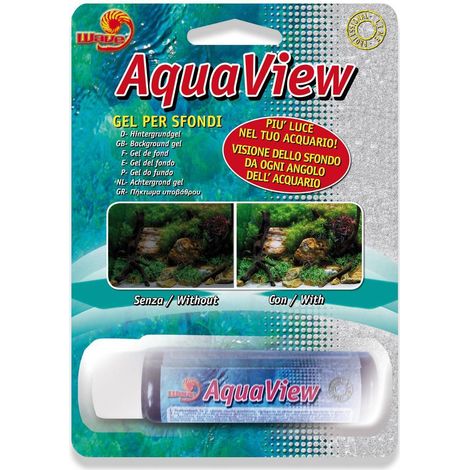 Aquaview Gel per fissare gli sfondi in poster al vetro dell’acquario