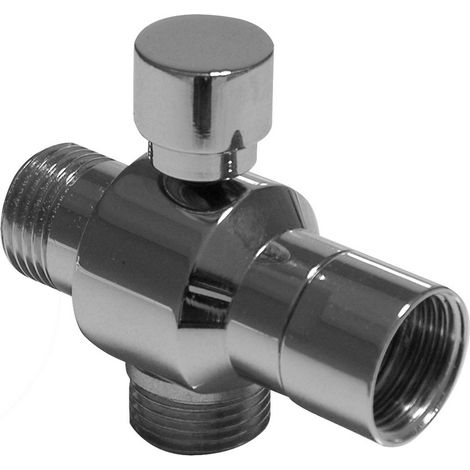 Supporto per doccia con deviatore fmm cromo 1/2x1/2x1/2