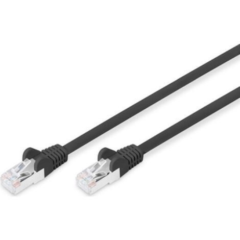 DIGITUS Patchkabel, CAT6, RJ45 St/St, 1.0m, schwarz (DB-160144-010-S)