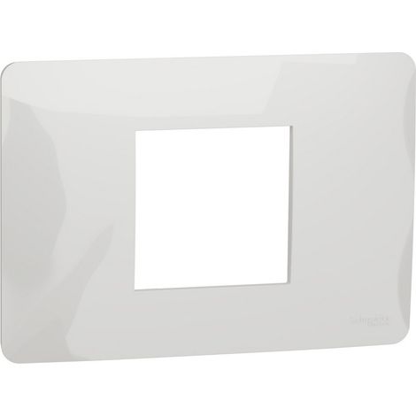 Cornice italiana 2 moduli polar New Unica Studio Schneider NU210218