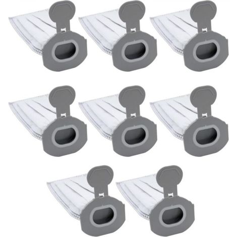 Lot de 8 sacs d'aspirateur pour Vorwerk FP7, compatibles avec Vorwerk Folletto VK7 FP7, sacs filtrants de qualité supérieure, sacs de remplacement pour aspirateur sans fil Vorwerk Folletto VK7 (1/5)