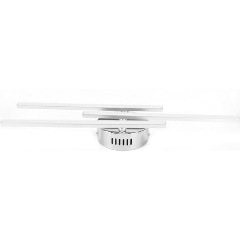Moderne skandinavische LED-Deckenleuchte, lineares Design, geeignet für Schlafzimmer, Wohnzimmer, Büro, Esszimmer, CE (EMV+LVD) und ROHS-zertifiziert, AC85-265V Spannung, 3 warmweiße Lichtstreifen, pa (1/5)