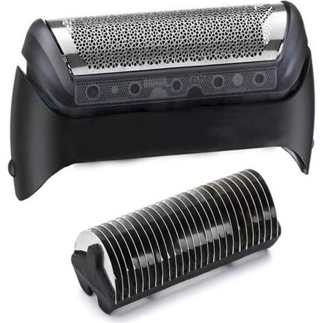 Grille extérieure et lame intérieure de rechange pour tête de rasoir électrique Braun Series 1 10B/20B/20S/190S - Compatible avec la génération précédente Series 1 (1/5)