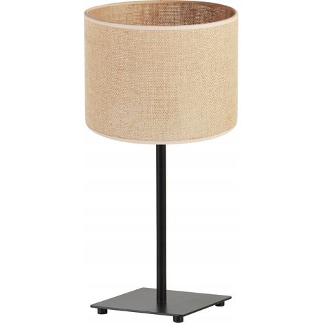 LÁMPARA DE MESA PANTALLA DE YUTE 20 CM (1/5)