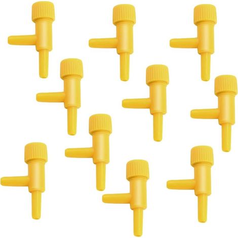 Lot de 10 valves de contrôle de tuyau d'air réglables pour aquarium (1/5)