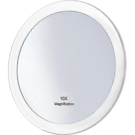 Loupe de voyage grossissante x10 Miroir cosmétique (blanc) (1/3)