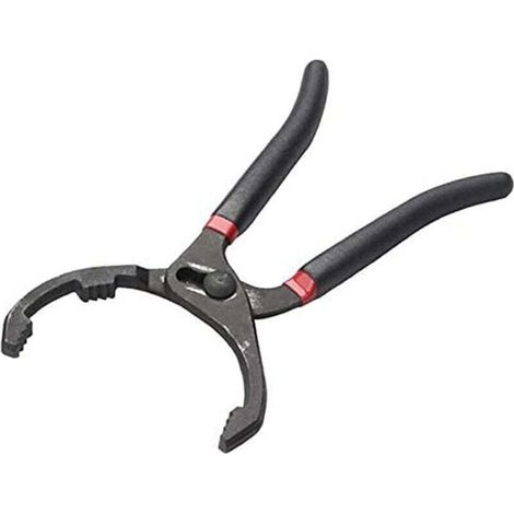 Pince Filtre a Huile,Pince de Retrait de Filtre à Huile Pince pour Clé à Filtre à Huile Réglable pour Filtres à Huile de Ø 45 mm à Ø 145 mm (1/4)