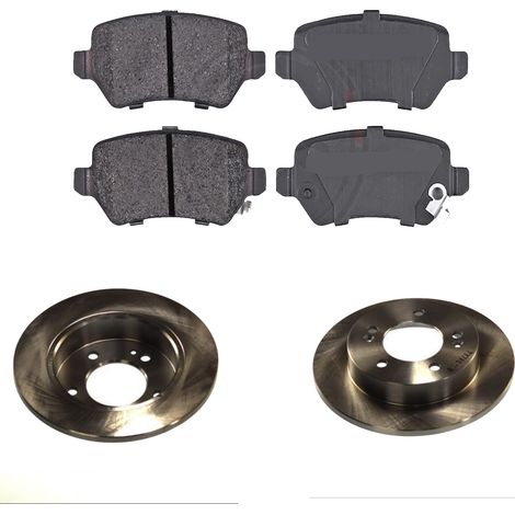 KIT FRENI POSTERIORI compatibile con KIA VENGA (YN) - DISCHI + PASTIGLIE OEM: FDB1521 / 18047 /SOSTITUZIONE DIRETTA/BASSA POLVERE/SILENZIOSO (1/5)