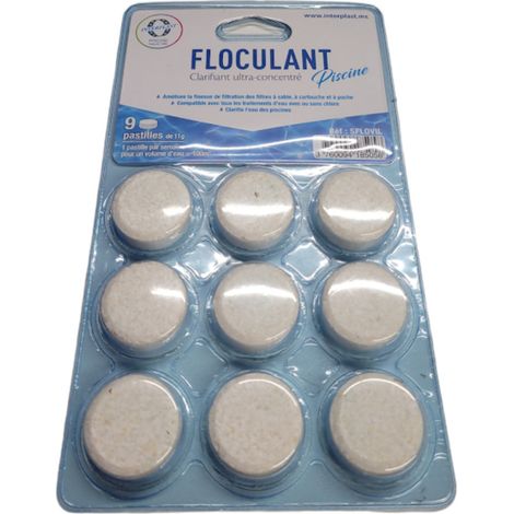 9 pastilles de floculant clarifiant piscine - ACIS (1/2)