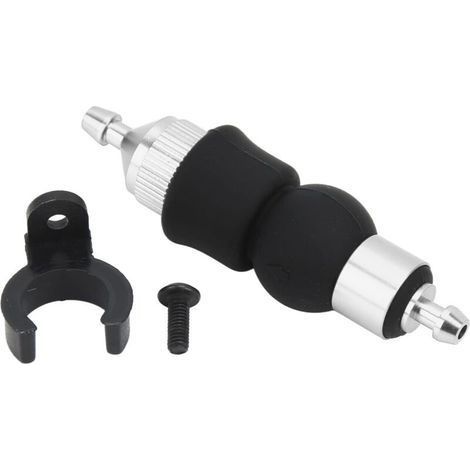 Pompe à huile manuelle pour voiture RC, moteur de méthanol manuel pour véhicule universel pour voiture tout-terrain modèle 1/8 1/10 RC (argent)