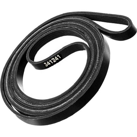 Courroie De Tambour Pour Seche-Linge - Compatible Avec Whirlpool - Référence 341241 - Remplace 345473 - 1 Pièce (1/5)