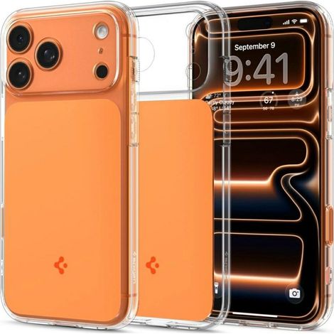 Funda Spigen Ultra Hybrid T Mag MagSafe para iPhone 17 Pro color naranja (1/5)