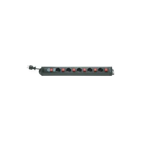 Rev Ciabatta Elettrica a 5 Scomparti con 5 Interruttori 3.7mt