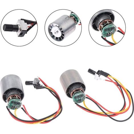 Bürstenloser Gonceau-Lüfter (5 A, Niederspannung), Hochgeschwindigkeitsmotor (100.000 U/min), Miniatur-Antriebsmotor für Haartrockner, 9–12 V Gleichstrom, einfache Installation (1/4)
