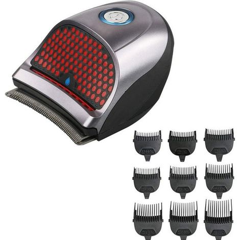Tondeuse à cheveux sans fil pour homme, kit de coupe maison professionnel, rechargeable USB, coupe-cheveux électrique avec 9 peignes, auto-coiffage pratique (1/3)