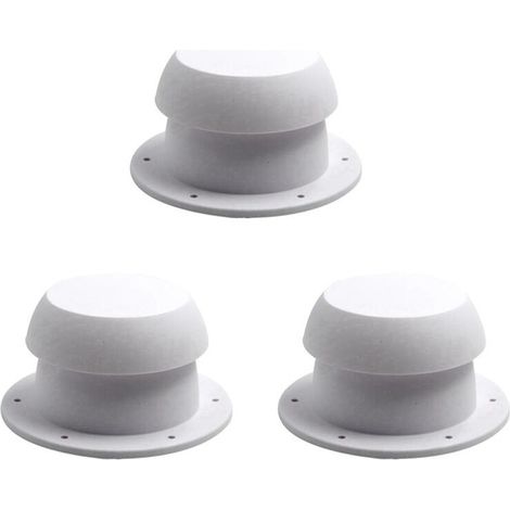 Adecuado para 3 ventiladores extractores de aire con forma de hongo, apto para cubiertas de ventilación en techos de autocaravanas, casas rodantes y furgonetas camper.