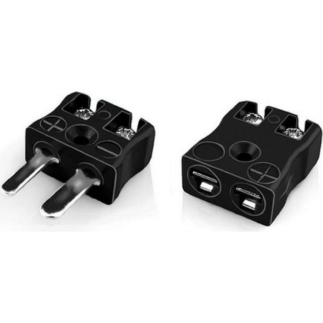 Fiche et prise femelle de connecteur RS PRO Mâle-femelle à utiliser avec Thermocouple ( Prix pour 1 )