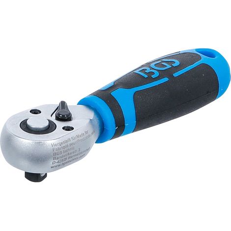 Llave de carraca bgs mini ratchet wrench mecanismo fino mango ergonómico (1/4)