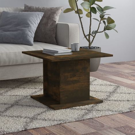 vidaXL Tavolino Salotto Rovere Fumo 55,5x55,5x40cm Legno Multistrato (1/5)