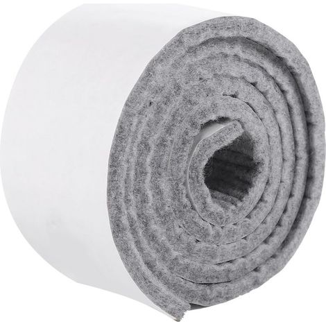 Cinta adhesiva antideslizante de fieltro de 100x5x0,5 cm para protección de muebles, almohadillas protectoras adhesivas para patas de mesas y sillas, resistente a los arañazos, para uso en interiores  (1/5)