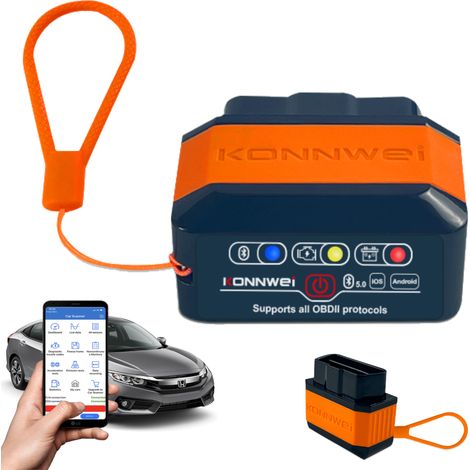 Konnwei KW905 Polnisches ELM327 OBD2 Bluetooth 5.0 Diagnose-Interface