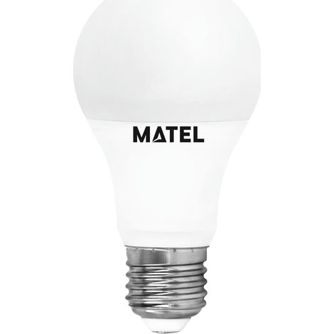Bombilla LED Estándar E27 12W Cálida Matel (1/4)