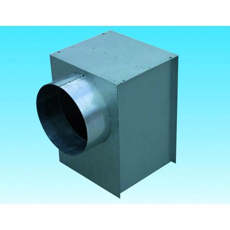 Plénum à sortie circulaire arrière pour diffuseur série DPC, raccord D 250 mm S&P (UNELVENT) 852449