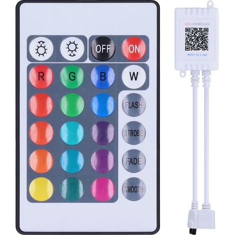 Contrôleur LED Bluetooth avec Application et Télécommande pour Lumières RGB (1/5)