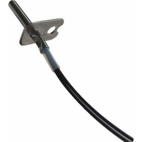 Diff – Sonde extérieure NTC 1k 150mm – Bulbe 40mm pour température jusqu'à 200°C – Résistance 1kOhm pour chauffage pellets