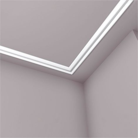 Cornisa NMC N NOMASTYL Noel Marquet Moldura decorativa Perfil de estuco diseño moderno blanco 2 m (1/3)