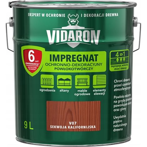 Impregnante filmogeno Vidaron Californian Redwood V07 9 l 1 pz. (1/3)