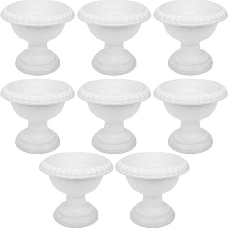 Lot de 10 pots de pépinière transparents avec couvercles (1/5)