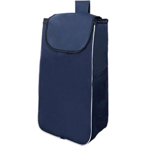 Sac de rangement de rechange pour chariot de courses, grande capacité, imperméable et durable pour la maison ou le bureau. (1/5)