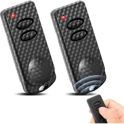 Télécommande 433,92 MHz pour portail/garage – Lot de 2 avec code tournant, compatible modèles TAU N250T-4RP, 250K-SLIMR et SLIMRP (1/5)