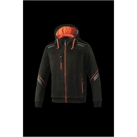 Sudadera tecnica colorado negro/naranja t.3xl SPARCO