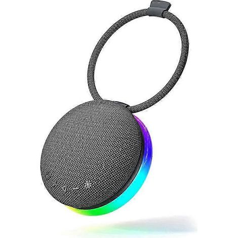 Enceinte Bluetooth sans fil portable avec poignée, mini-enceinte étanche en tissu et caisson de basses compatible. (1/5)