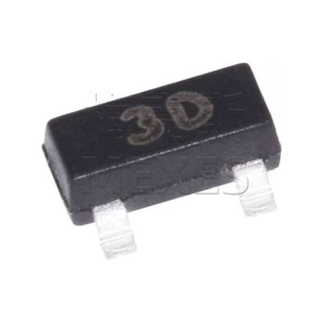 Changdian Changjing MMBTA44 NPN-Transistor, elektronisches Bauteil, 3D-Siebdruck-SOT-23-Gehäuse, 200 mA Stromstärke, 400 V Spannungsfestigkeit, Packung mit 5 Stück.