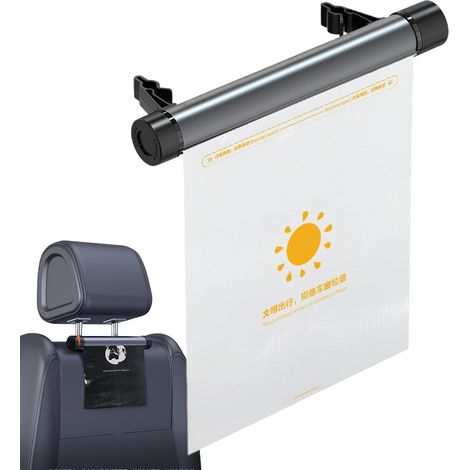 Poubelle De Voiture Pour Siège Arrière - Sac Roulant De Rangement Pour Siège Auto - Organisation et Accessoires de Stockage pour SUV Camion Berline Caravane Auto Voyage Familial (1/5)